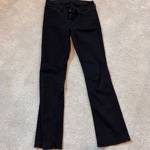 Tall 7 For All Mankind Jeans Black and high waisted